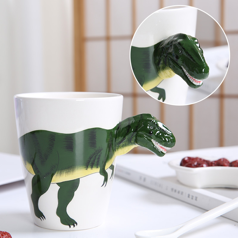 Baby Like 3D Dinosaur Design Ceramic Mug Cup