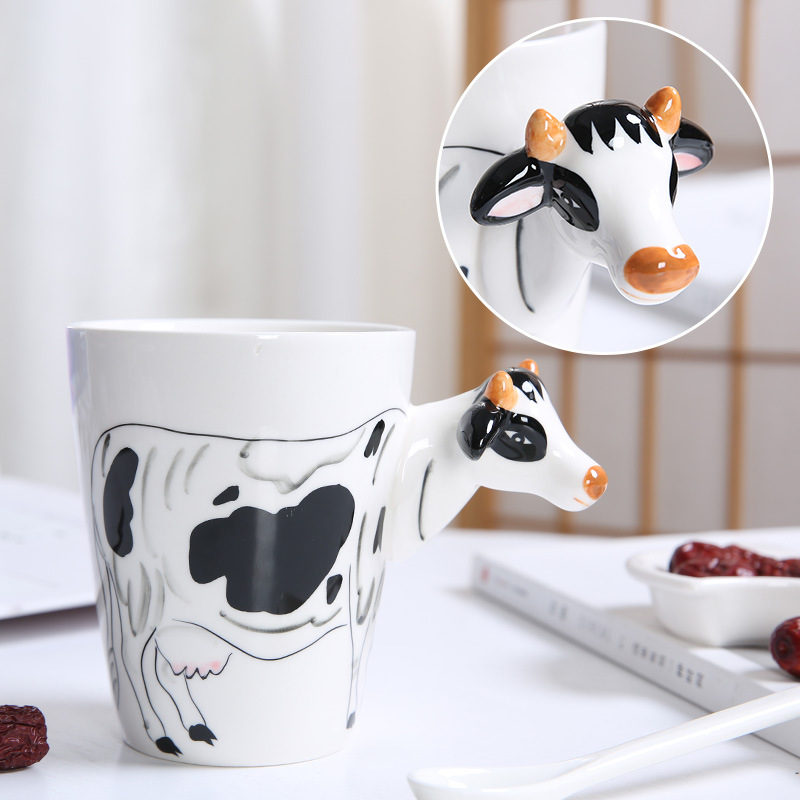450ml 3D Animal Ceramic Drinking Mug Cup