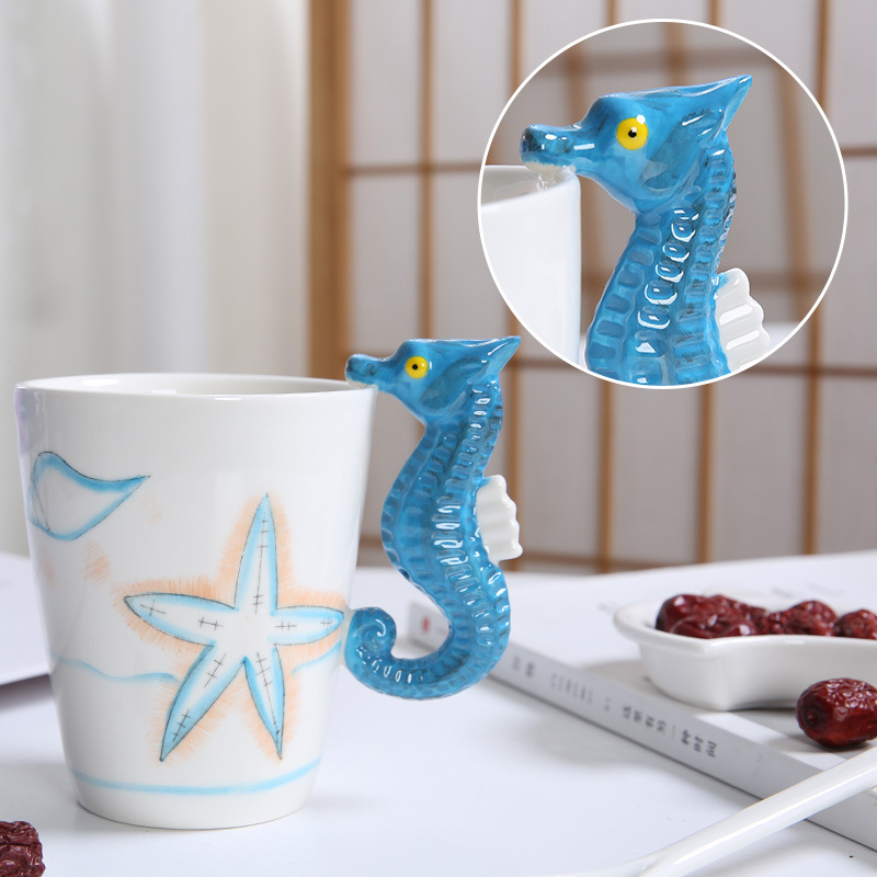 Factory Online Shop Retail 3D Animal Design Cups