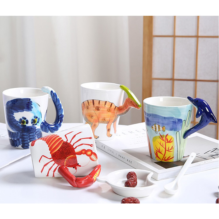 3D Ceramic Mug Coffee Mug Animal Cup Drinkware