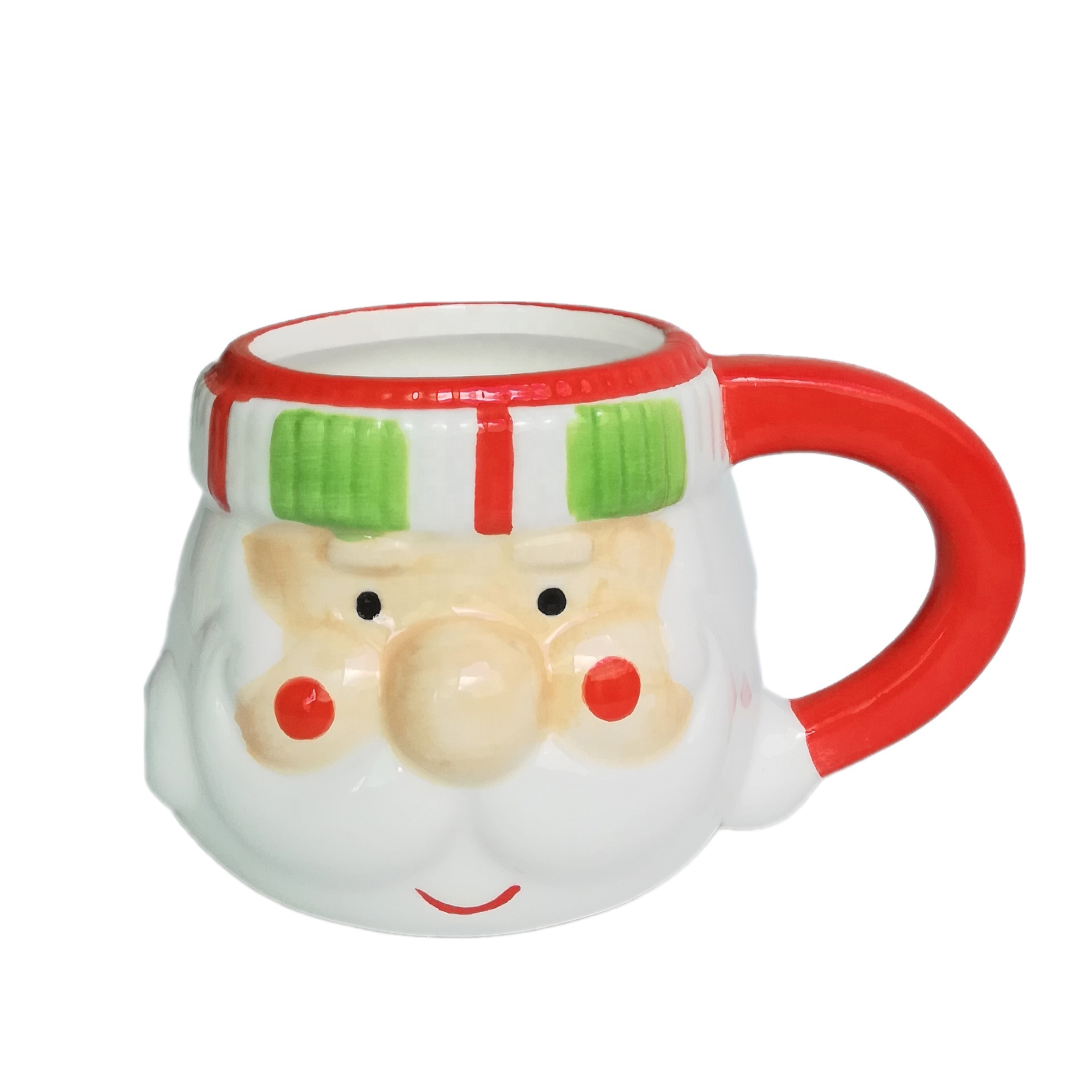 130ml Cute Emoj Santa Claus Dolomite Mug