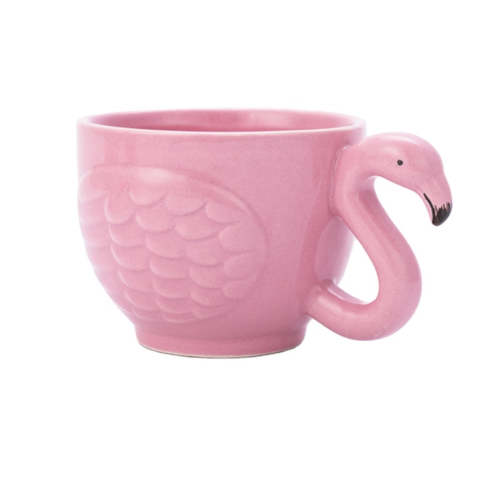 160ml Flamingo Design Ceramic Coffee Mug