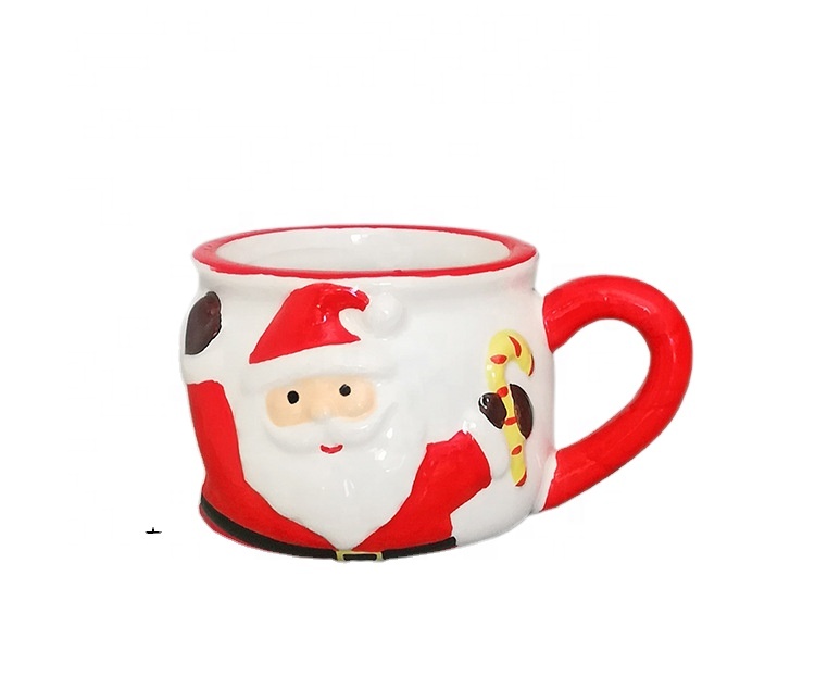 Merry Christmas Santa Claus Ceramic Water Mug