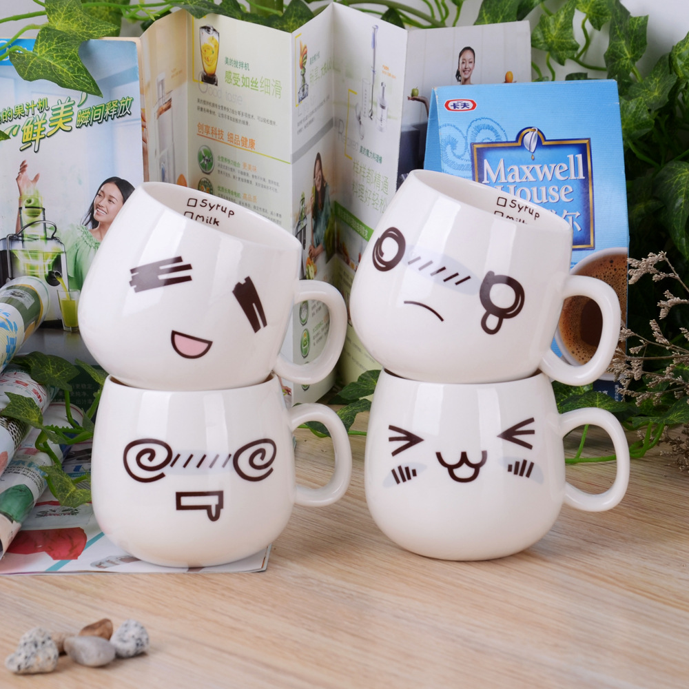 300ml Promotion Gift Ceramic Milk Cup