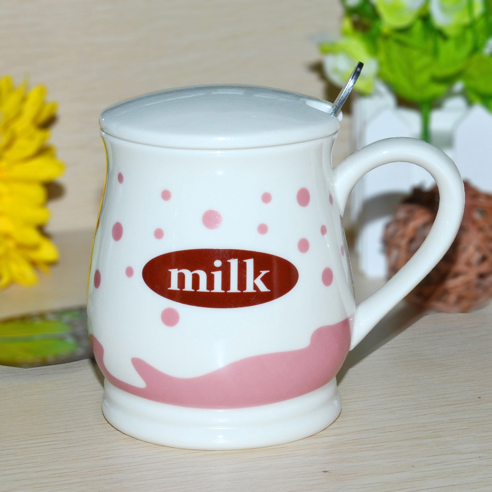 330ml 11oz Belly Shape Durable Ceramic Milk Mug