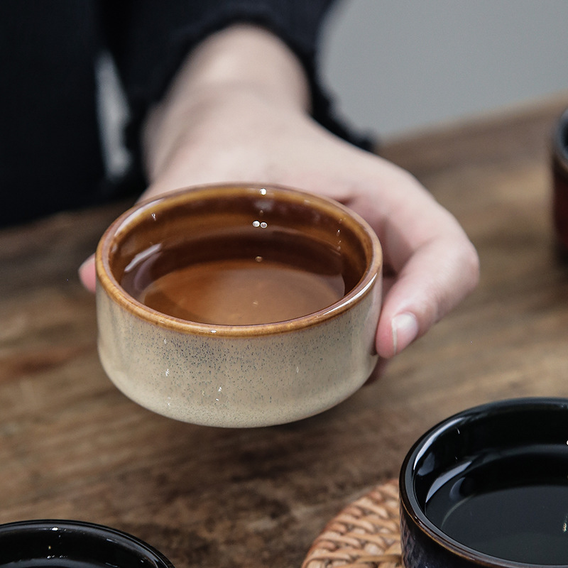 Vintage Kiln Glazed Ceramic Dipping Sauce Bowl