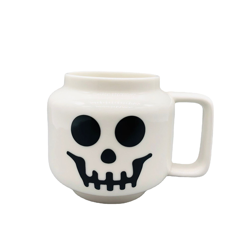 Halloween Party Skeleton Design Ceramic Mug